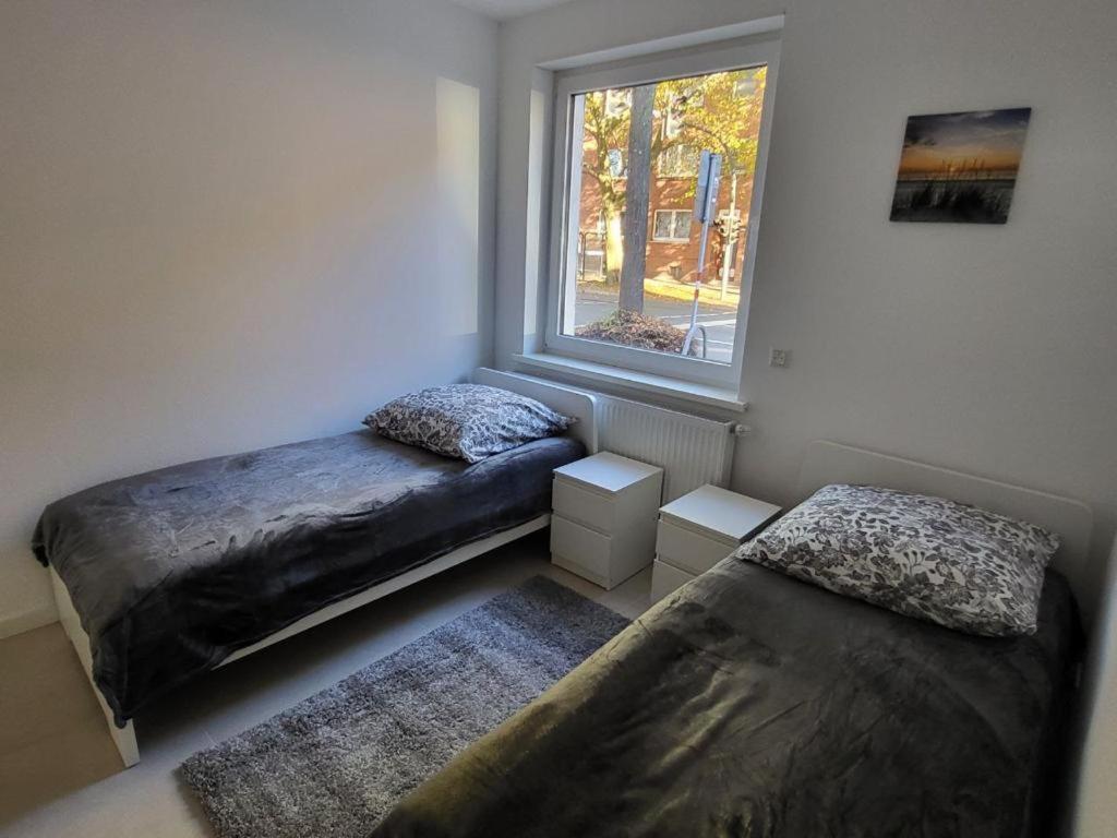 Monteurzimmer Mit Zwei Einzelnen Betten In Einer 3Zi Wohnung Mit Kuche Und Bad Osnabrück Exterior foto